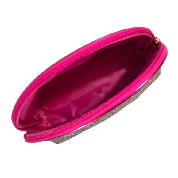 Glitter & Metallic Fuchsia Cosmetic / Toiletry Bag - Picture 2 of 7